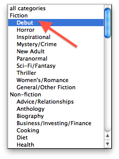 Finding an agent by searching for debut deals or searching by genre
